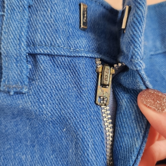 DICKIES x VINTAGE 70's Infant jeans 42 Talon Zipper‎ size 0 Slim - Picture 7 of 10